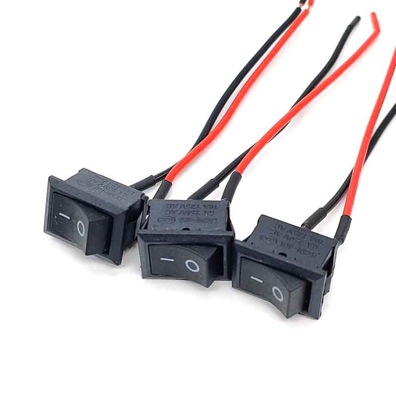 Прекинувач со рачка за лемење со две пински PCB 21*15мм