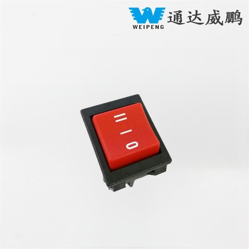 6-пински 3-позиции двојно ресетирање 16А прекинувач за висока струја