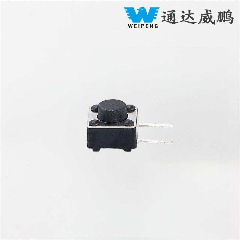 6X6 SMD тактилен прекинувач со две иглички копче