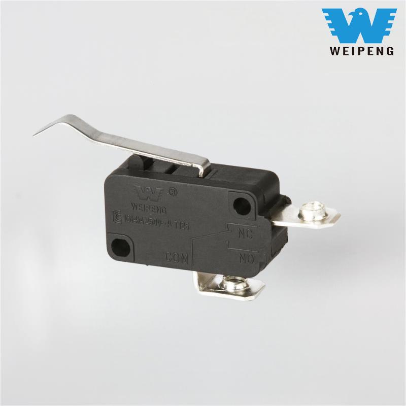 Микро прекинувач со два терминали со висока струја за апарати за домаќинство