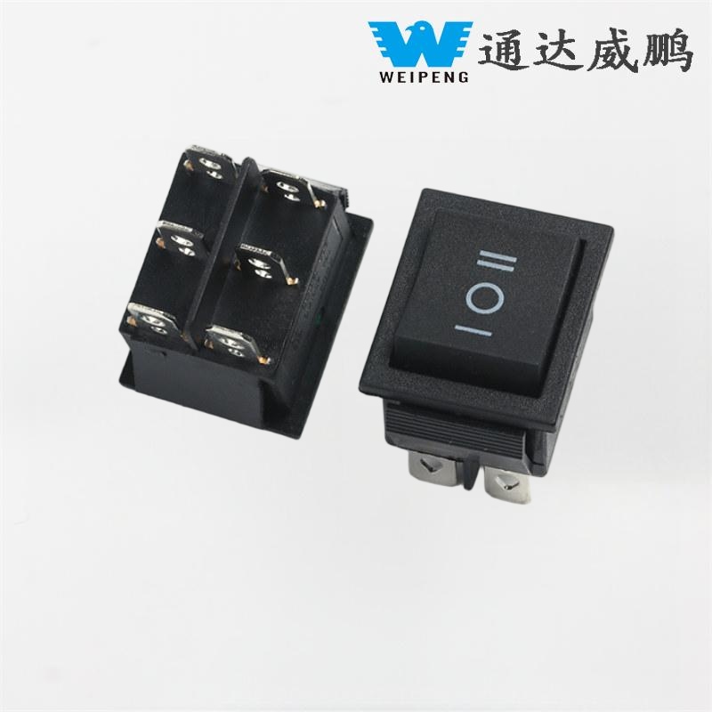KCD4 Рокерски прекинувач 31*25mm Сребрени Контакти 16A 250V
