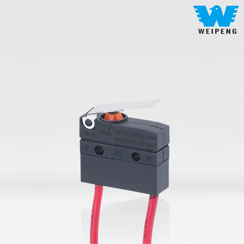 Водоотпорен микро прекинувач со жици за мотор на пумпа за вода