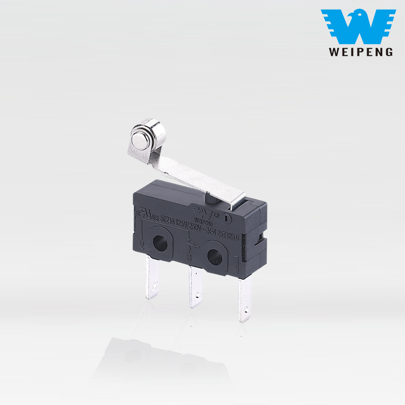 Микро прекинувач за индустриска опрема Weipeng 5A 125V 250V со 3 пински отпорни на високи температури